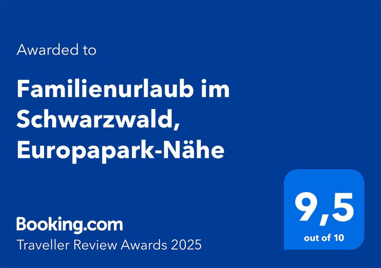 Ferienwohnung Familienurlaub Im Schwarzwald, Europapark-Naehe Ettenheim Exterior foto